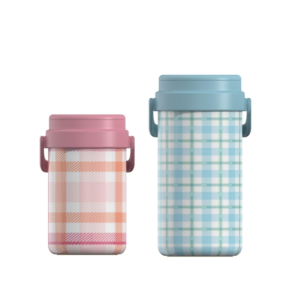 64oz and 85oz large capacity stainless steel insulated food jars with carry handle and spoon