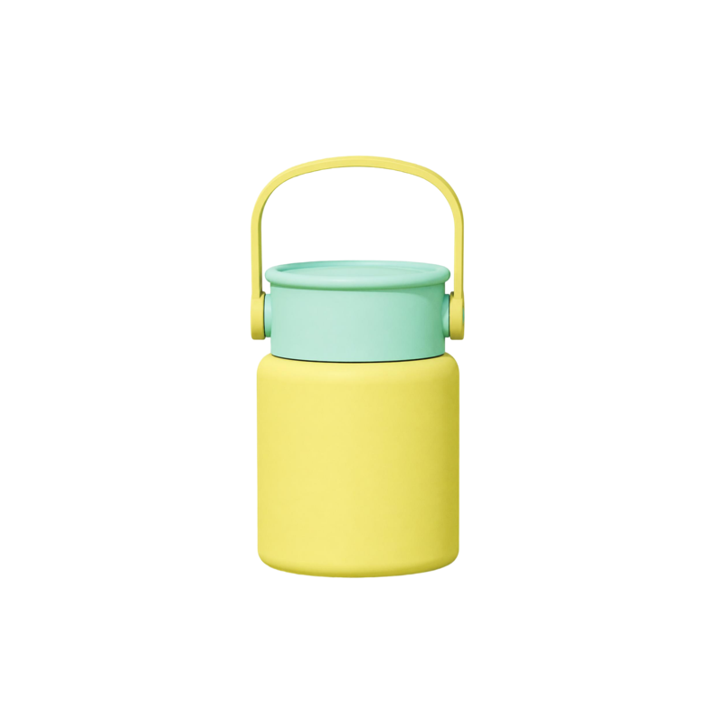 17oz stainless steel insulated food jar with spoon and carry handle