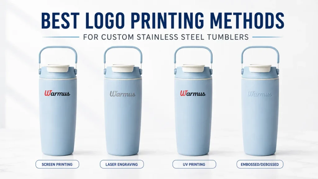 Best logo printing methods for custom stainless steel tumblers