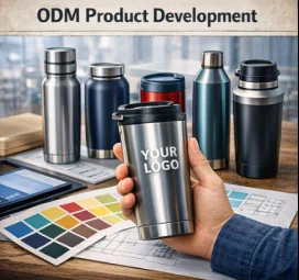 ODM product development for custom stainless steel drinkware