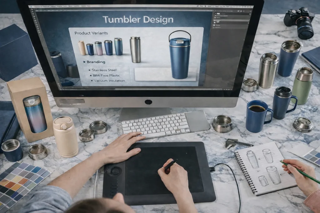 Custom insulated tumbler OEM design and product development process